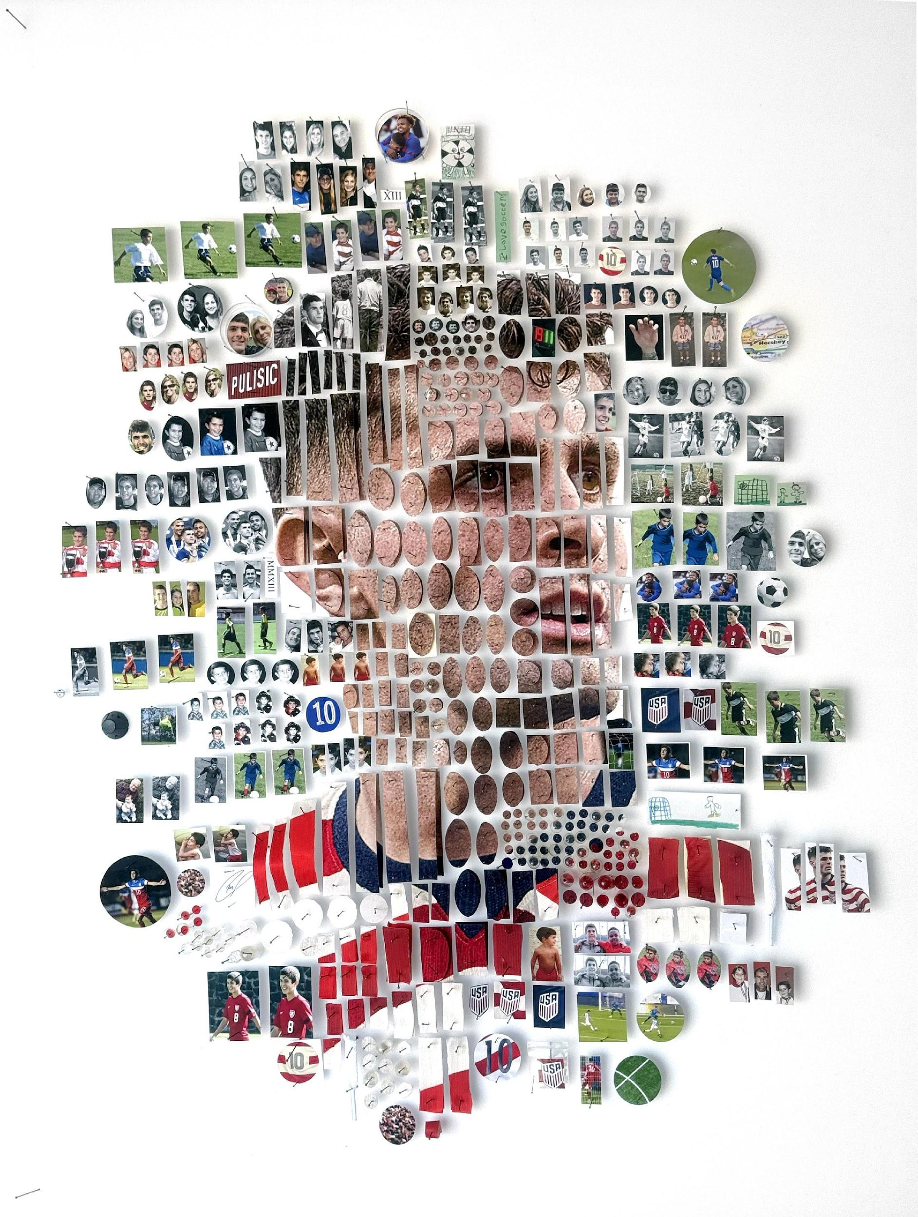 Christian Pulisic mosaic